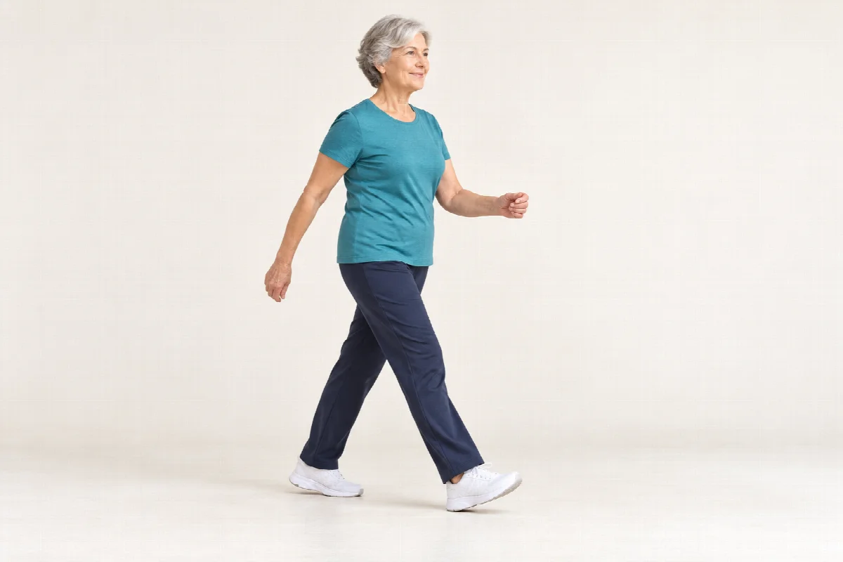 Demonstração do exercício: Caminhada moderada