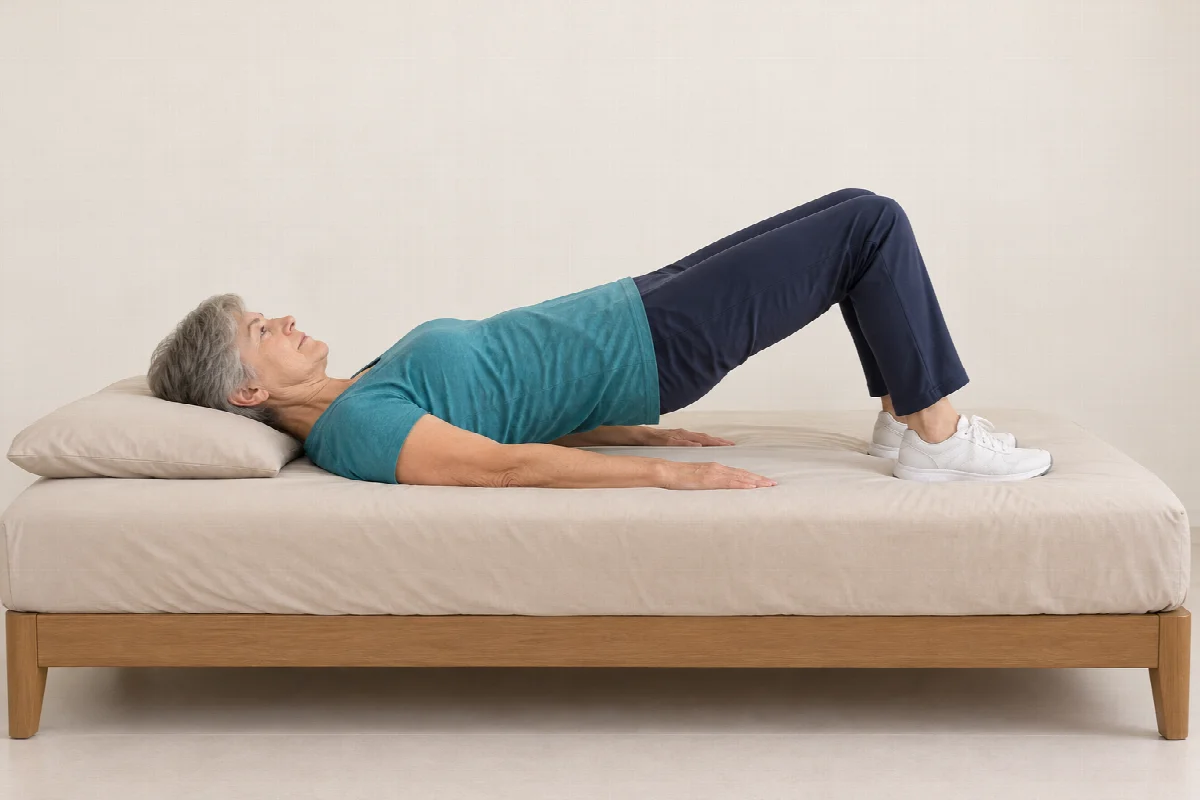 Demonstração do exercício: Ponte de quadril